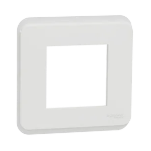 Unica Pro - plaque de finition - Blanc - 1 poste NU400218
