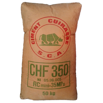 Ciment CUIRASSE - Ciment de Haut Fourneau - CHF 350
