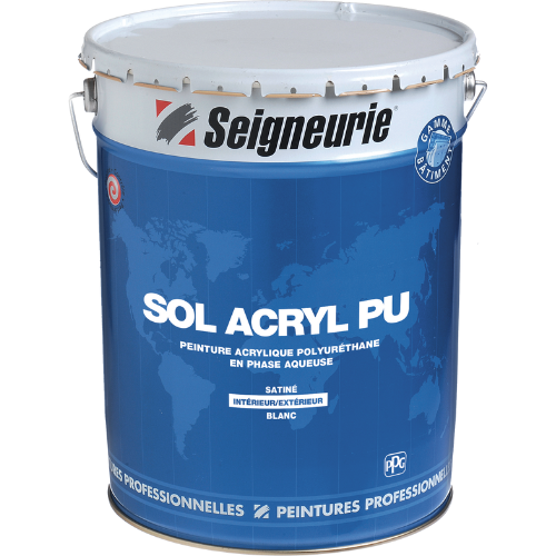 SOL ACRYL PU - Peinture polyuréthanne acrylique en phase aqueuse pour la décoration et la protection des sols