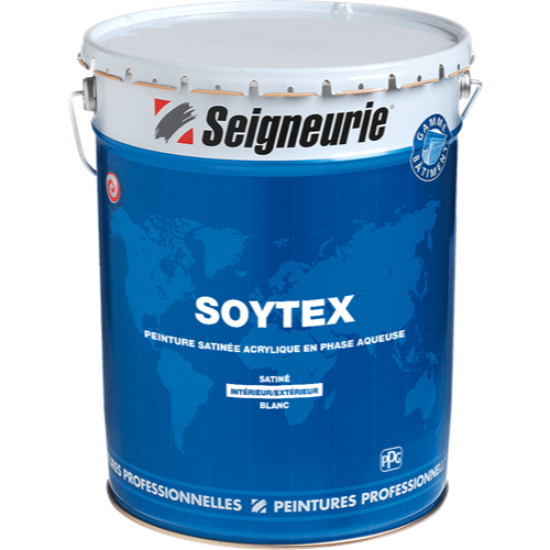 SOYTEX - Peinture satinée aux copolymères acryliques en dispersion aqueuse.