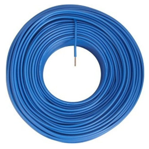 Rouleau de câble/fil T.H 1.5mm² - Supercâble BLEU 100m