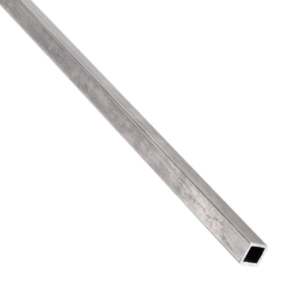 Barre de tube carré en acier inoxydable brossé coupé à vos dimensions.